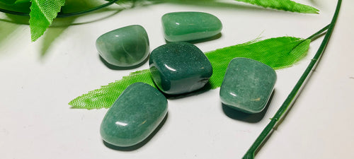 Green Aventurine - Tumbled (Brazil, 3/4" - 1")